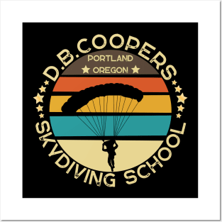 DB COOPERS SKYDIVING SCHOOL Posters and Art